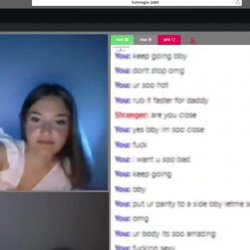 So Sweet Omegle girl with incredible body having fun in live sex chat